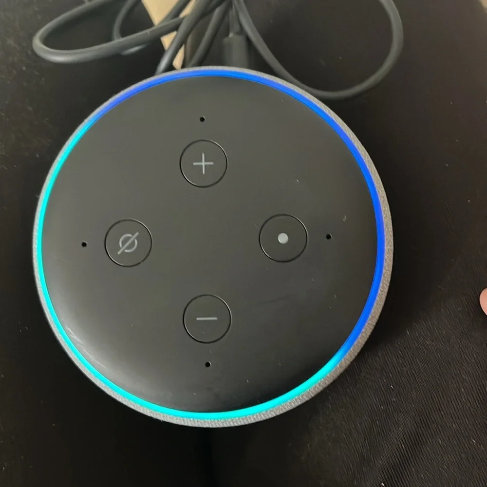 Amazon Alexa Echo Dot D9N29T W/ Power Adapter Tested Working